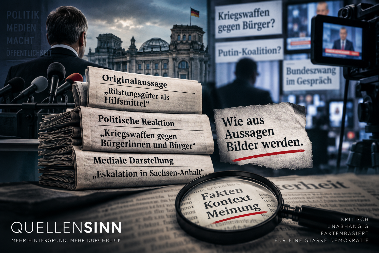 Rüstungsgüter, „Kriegswaffen“ und Bundeszwang: Was im Fall Siegmund tatsächlich belegt ist